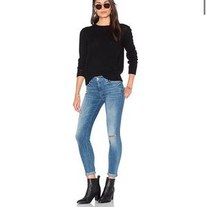 MOTHER The Looker High Five Distressed Jeans
